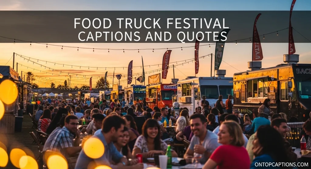 Food Truck Festival Captions and Quotes