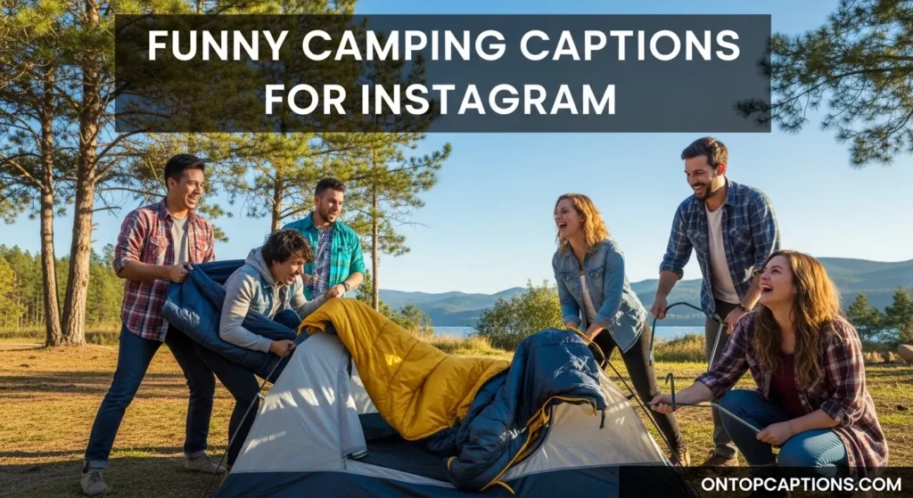 Funny Camping Captions for Instagram