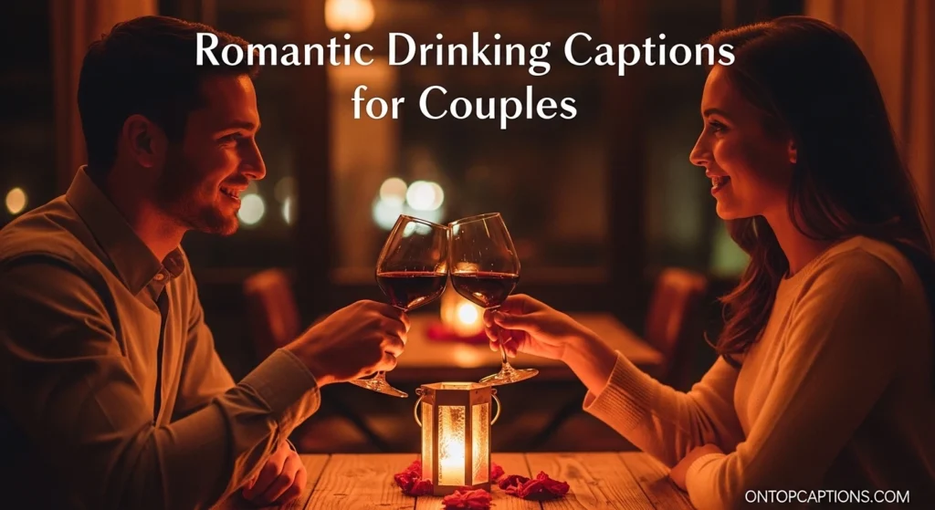 Romantic Drinking Captions for Couples