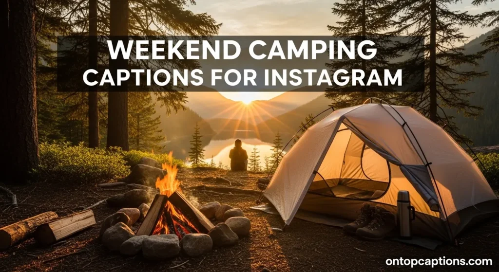 Weekend Camping Captions for Instagram